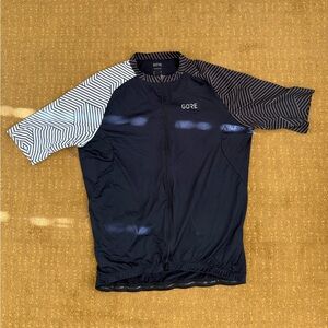 GOREWEAR C5 Cycling Jersey Black White Large